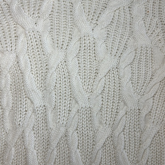 Splendid Collection Women’s Cable Knit Cashmere Blend Sweater in Cream Size XS - Picture 2 of 11